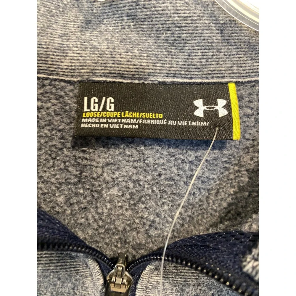 Under Armour St Louis Cardinals ColdGear Full‎ Zip Jacket Mens Large Grey Navy